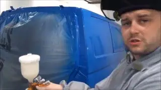 How To Spray Custom Metal Flake How To Spray Clear Coat VW Custom Painting