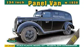 Unboxing ACE 72589 1/72 134IN PANEL VAN MOD.1939 plastic model kit