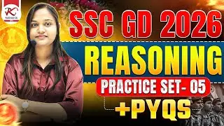 SSC GD Reasoning 2026🔥| Practice Set 05 | Reasoning PYQs | #sscgd #ssc #radianceera