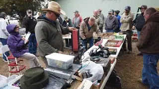 Huge 2 Ring Auction In The Rain Tools, Ammo, Ford Ranger, Antiques, Appliances, Handmade Knives