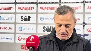 🎤 Mircea Rednic după înfrângerea de astăzi.