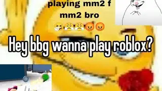 Playing roblox mm2 and not me crashing out like 🧚&zwj;♂️ hello 🤡(watch till the end for my best crashout
