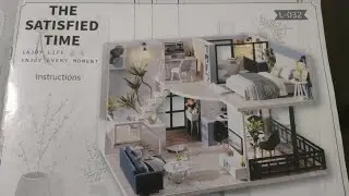 Diy Miniature dollhouse kit/ The satisfied time