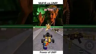 Ump vs m416 💪 power of UMP #bgmi #gaming #pubgmobile #battleroyalegame