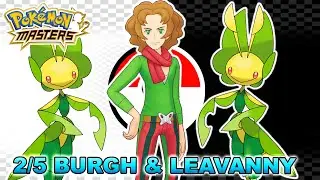 BUG BUZZ LEAVANNY BUILD! BURGH & LEAVANNY 2/5 SYNC GRID SHOWCASE! | Pokemon Masters