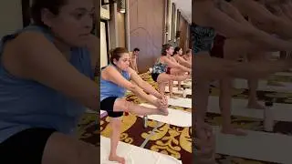 Kick your Heels out, Turn the toes in #bikram #bikramyoga