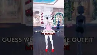 GUESS WHICH KATSEYE OUTFIT MY DAD MADE FOR CUSTOM MAKEUP 😱  #dresstoimpress #dti #roblox #gaming