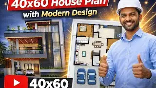 40&times;60 House Plan with Parking | Modern Duplex Design | Engineer Approved Floor Plan