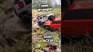 Axial SCX30 Jeep Wrangler JKU #rc #rccar #rccrawler #rctruck #microcrawler #jeep #offroad #shorts