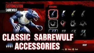 Classic Sabrewulf Accessories - Killer Instinct