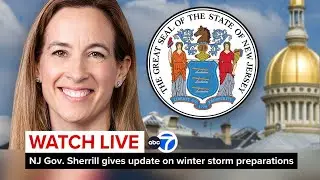 LIVE | Gov. Mikie Sherrill and NJ officials give update on winter storm preparations in New Jersey