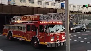 Newark Nj Fire Department Ladder 4 Responding Down Box 9-19-21