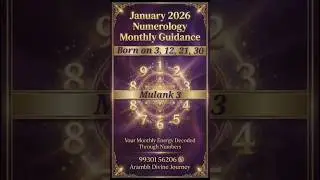 Mulank 3 Numerology Guidance | Creativity, confidence & success for those born on 3,12,21,30 #tarot