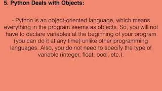 Python Deals with Objects day 6 in python