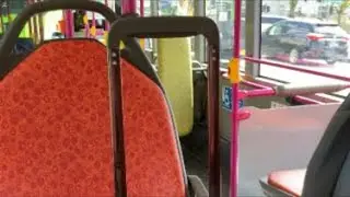 2 big bags on bus Singapore
