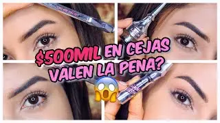 Reseña y Prueba de 4 productos de cejas de BENEFIT | Vale la pena nuestro dinero? | Natalia Julia