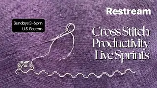 Cross Stitch Productivity Live Stream Jan. 18, 2026