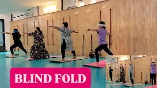 BLINDFOLD YOGA || (Discover mindfulness through blind yoga)
