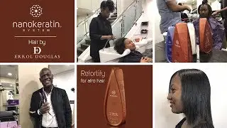 A Training Day for NanoSmooth pure Refortify - at Errol Douglas salon performed by Jimmy Campbell