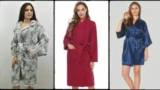Women's Fashionable And Comfortable Bath or Towel Robes With Different Designs And Colors