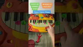 Happy Happy Happy Piano Easy Lesson 😺😺😺