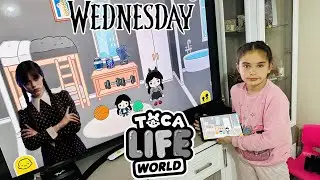 TOCA LİFE WORLDE WEDNESDAY KARAKTERİ VE EVİ YAPIYORUZ !! @TOCALIFEQUEEN