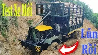 Test Xe Mới Chở Gỗ Keo Bị Dính Lầy / Khám Phá Official