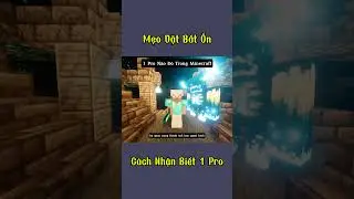 Phong C&aacute;ch Của 1 Pro Minecraft #shorts