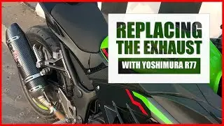 Kawasaki Ninja 300 | Yoshimura R77 | Exhaust Sound | Installation 🔥💥