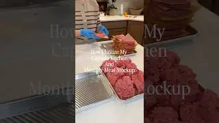 КАПСУЛНАЯ КУХНЯ и ЕЖЕМЕСЯЧНЫЙ ЗАПАС МЯСА в действии #mealprep #mealplan