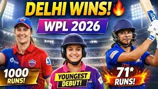 WPL 2026 Today Update 🔥 Delhi Capitals Win | Meg Lanning 1000 Runs | Big Records