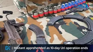 Militant apprehended as 10-day Uri operation ends