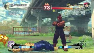 SSF4 AE: evolution365 (Sagat) vs imOUTofUSERnames (Akuma)