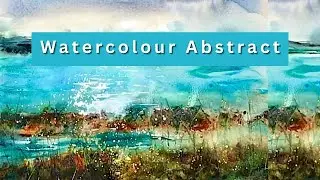 Genius Game Changing Watercolour Technique - Semi Abstract Seascape