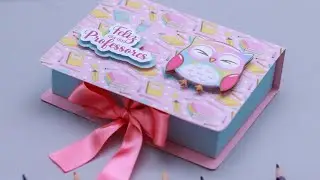 Caixa livro para mimo dia dos professores #craftideas #boxofficecollection