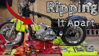 Разборка Harley Davidson Sportster 883 | Сборка HAMMER Performance 1275 (Эпизод 1)