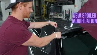 VW SCIROCCO SPOILER INSTALLATION ( spoiler alert )