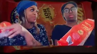 EATING VITNERS HOT CRUNCHY KURLS, (ASMR eating sounds, swallowing) REACTION