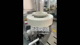 🎥 Demo: Lab Blown Film Machine Making Films from Masterbatches & Plastic Resins (PE/PLA)