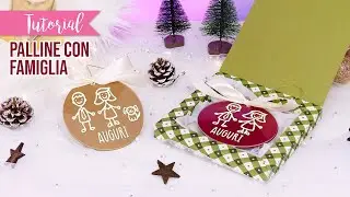 Palline di Natale SAGOME FAMIGLIA con Glow in the Dark!