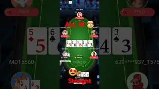 Poker All-In Showdown | Big Blind Mastery on Winzo Tablespoker #pokerbluff #winzo #stake