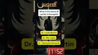 Test Your 'Lucifer' Knowledge! 🔥 Quick Lucifer TV Series Quiz  YouTube Shorts 30