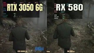 RTX  3050 6gb vs RX 580 in 2026
