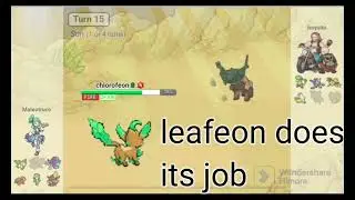 TERA FIRE LEAFEON IS INSANE IN SUN TEAMS IN GEN 9 OU IN POKEMON SHOWDOWN!