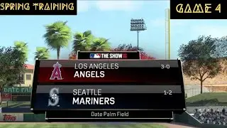 MLB The Show 16, Gameplay & Walkthrough (Season) LA Angels/Spring Training - Game 4