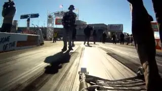 Chris Alston Jr. - 6.70 @ 210 - Wheelie Bar Cam