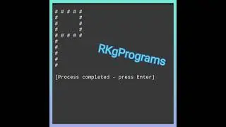 Print letter P in C language  | pattern program. #cprogramming #RKgPrograms #cprogram