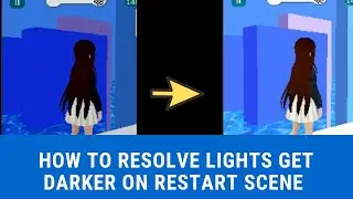 How to resolve lights get darker on unity reload current scene