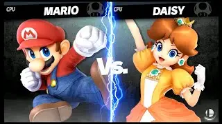 Mario VS Daisy LV 9 CPU Battle Super Smash Bros Ultimate