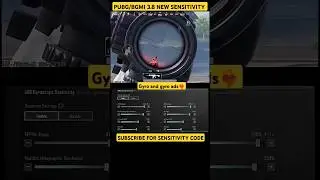 Bgmi 3.8 best sensitivity settings  | bgmi Sensitivitycode |   #shorts #bgmi #thumbgodbgmi #thumbgod